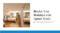 Revive Your Holidays with Ajmer Hotels PowerPoint PPT Presentation