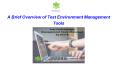A Brief Overview of Test Environment Management Tools PowerPoint PPT Presentation