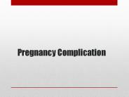 Pregnancy Complications
