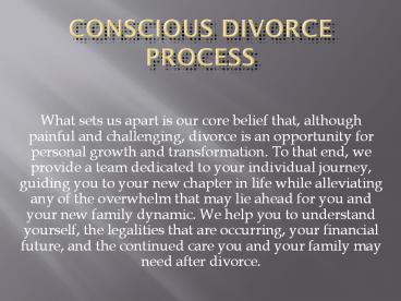 Conscious Divorce Group with Experienced Coaches