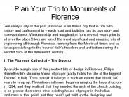 Plan Your Trip to Monuments of Florence