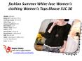 fashion Summer White lace Women's clothing Women's Tops Blouse 51C 30 PowerPoint PPT Presentation