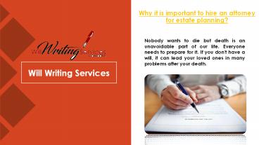 Online will writing service Chelsea