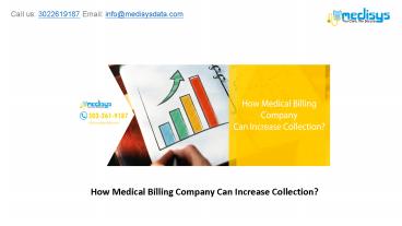How Medical Billing Company Can Increase Collection?