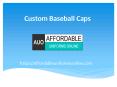 Custom Baseball Caps PowerPoint PPT Presentation