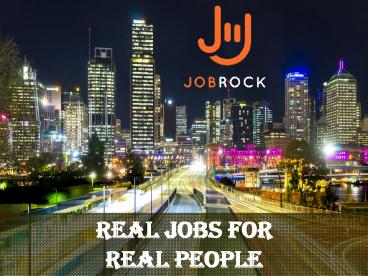 Job Rock - Job Opportunities in Australia