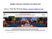 MSME UPDATE CERTIFICATE PROCESS