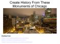 Create History From These Monuments of Chicago PowerPoint PPT Presentation