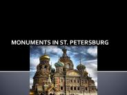 Monuments in St. Petersburg