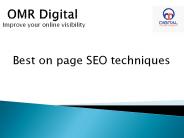 Best On page SEO technique