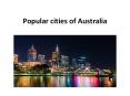 Popular cities of Australia PowerPoint PPT Presentation