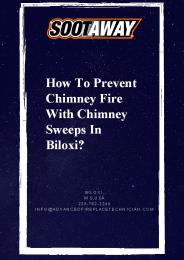 Fireplace Maintenance From Chimney sweeps in Biloxi