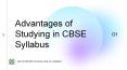 Advantages of Studying in CBSE Board PowerPoint PPT Presentation