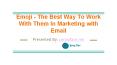 Emoji – The Best Way To Work With Them In Marketing With Email PowerPoint PPT Presentation
