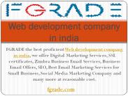 Web development company in india