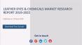 Leather Dyes & Chemicals Market Research Report 2019-2025 PowerPoint PPT Presentation
