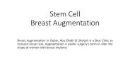 Stem Cell Breast Augmentation