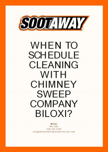Hire Experts From Chimney Sweep Company Biloxi – SootAway