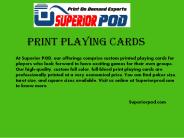 Superiorpod.com - Print Playing Cards