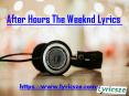 After Hours The Weeknd Lyrics - Lyricsze.com PowerPoint PPT Presentation