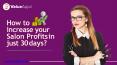 How to increase your Salon Profits in just 30 days PowerPoint PPT Presentation