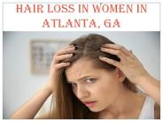 HAIR LOSS IN WOMEN IN ATLANTA, GA