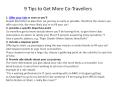 9 Tips to Get More Co-Travellers PowerPoint PPT Presentation