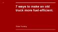 7 Ways To Make An Old Truck More Fuel-Efficient PowerPoint PPT Presentation