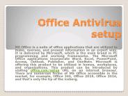 Antivirus Activation Office Setup Support