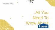 All you need to know about lowes