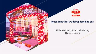 Most beautiful wedding venues | Best Hotel in Uppal