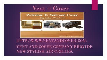 Modern Floor Grilles