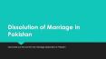 Best Lawyer For Dissolution of Marriage in Pakistan PowerPoint PPT Presentation