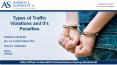 Types of Traffic Violations and It's Penalties PowerPoint PPT Presentation