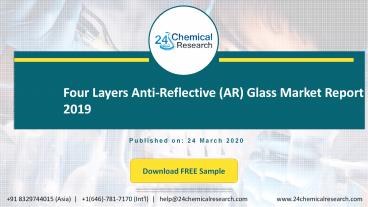 Four Layers Anti Reflective AR Glass Market Report 2019
