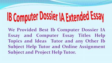 Ib Tok Essay Titles for May 2020