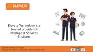 Managed IT Services Brisbane | Elevate Technology