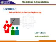 Modelling and Simulation