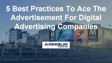 Techniques to ace the advertisement for digital advertising companies