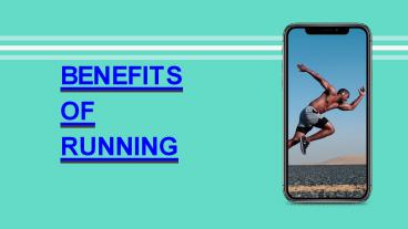 Benefits of Running