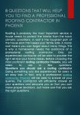 8 Questions That Will Help You To Find A Professional Roofing Contractor In Phoenix PowerPoint PPT Presentation