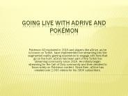 Going Live with aDrive and Pokemon
