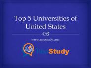 Top 5 Universities of United States