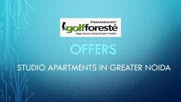 Ready to move in Studio apartment in Greater Noida