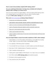 Online Training and Course Sparkdatabox