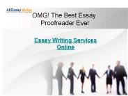Essay Writing Services Online