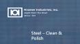 Steel – Clean & Polish (1) PowerPoint PPT Presentation
