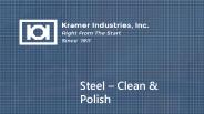 Steel – Clean & Polish