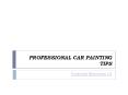 Professional car painting tips for Car Owners PowerPoint PPT Presentation