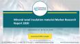 Mineral wool insulation material Market Research Report 2020 PowerPoint PPT Presentation